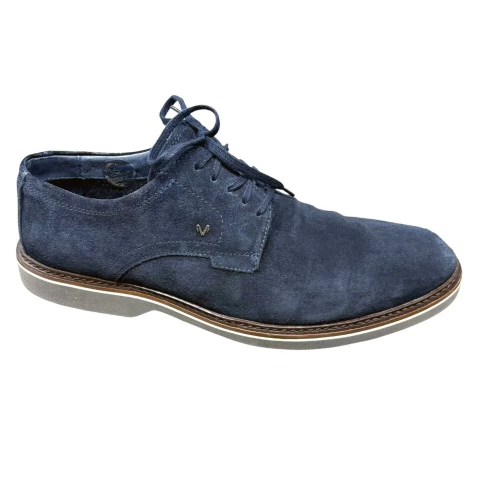 Martinelli 1973 Watford Navy‎ Blue Suede Derby